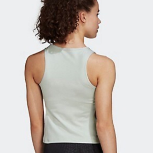 Adidas HYPERGLAM FITTED TANK TOP WITH CUTOUT DETAIL - Picture 2 of 9